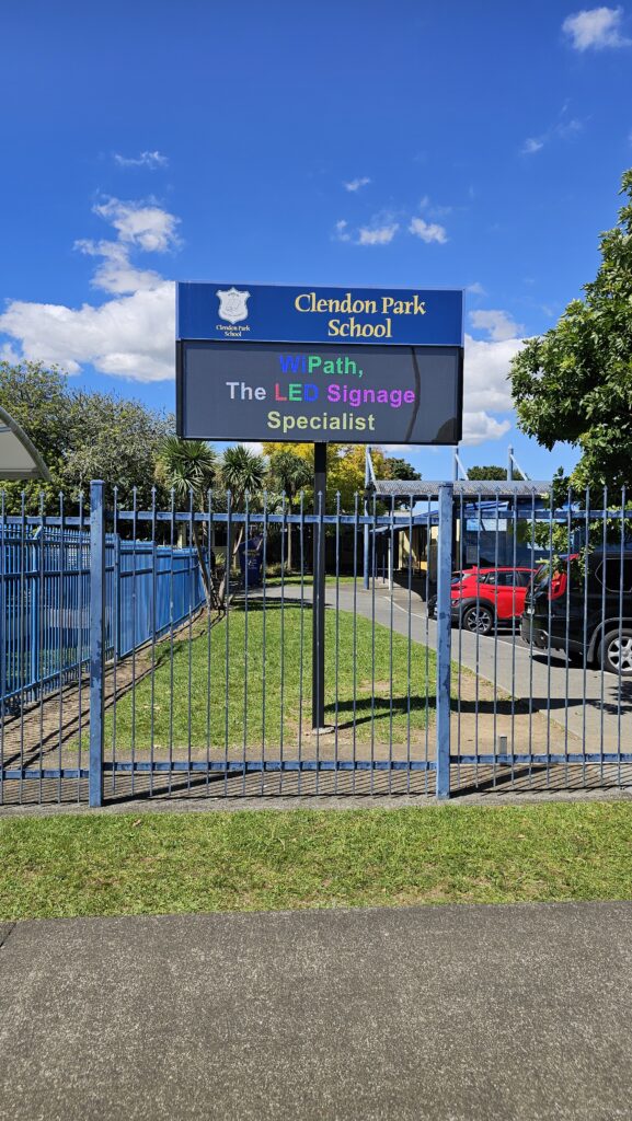 Clendon Park School- Digital LED Sign