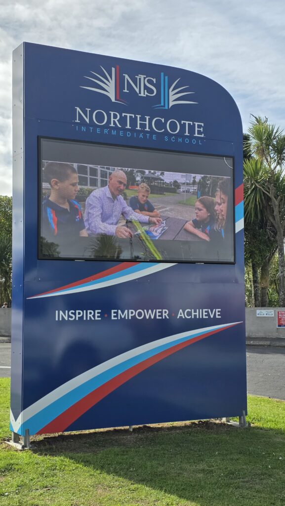 Northcote Intermediate School Digital LED Sign Upgrade