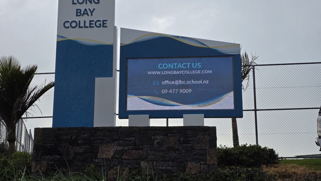 Long Bay School LED Sign